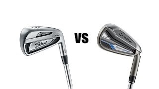 Titleist 714 AP2 Vs Taylormade Speedblade Irons Comparison and Review [upl. by Terrijo7]