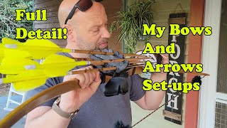 My Bow And Arrows Complete Set Up And Info [upl. by Katerina]