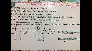 Diferencia entre CORRIENTE DIRECTA y CORRIENTE ALTERNA [upl. by Eanod]