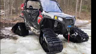 Polaris RZR 570 on tracks [upl. by Winters]