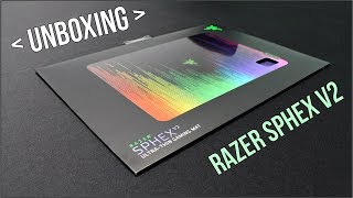 UNBOXING Razer Sphex V2 Mousepad Mundo Jack [upl. by Essenaj590]