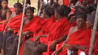 Traditional Akan funeral  Ghana West Afrika [upl. by Takeo]