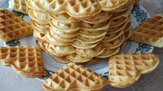 ВАФЛИ в электровафельнице классический рецепт Waffles [upl. by Maybelle]