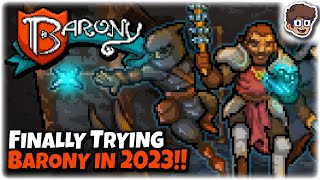 Finally Trying Barony  Hit Dungeoncrawling Action Roguelike  Lets Try Barony [upl. by Aehsila114]