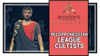 Assassins Creed Odyssey Peloponnesian League Cultist Locations One Head Down Trophy  Achievement [upl. by Naicad]