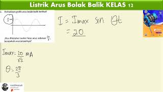 LISTRIK ARUS BOLAK BALIK asesmen 1 essai no 3 kelas 12 intanpariwara k merdeka [upl. by Maxie]