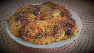 galettes de courgettes et pomme de terre facile et trop bonne ❤🌹❤🌹💖 [upl. by Raffo]