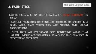 Branches of Zoogeography Presentation  EcologicalHistorical Faunistic Chorology and Biocoenotic [upl. by Acima]