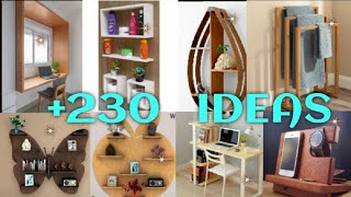 230 IDEAS EN MADERA QUE PUEDES HACER Y VENDER POR MUCHO DINERO Ideas de Bricolaje ¡⛔🔥💲 [upl. by Karole274]