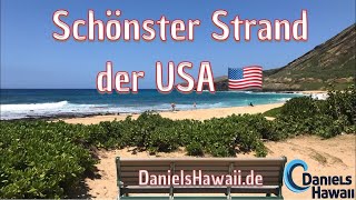 Schönster Strand in den USA  Traumstrand in Hawaii  Waimanalo [upl. by Cyrus]