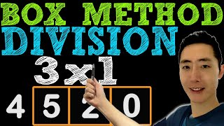 Box Method Division  Divide by 1Digit Divisors [upl. by Nylrak]