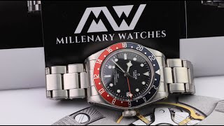 Tudor Heritage Black Bay GMT Pepsi 79830RB Unboxing Video [upl. by Cirilla]