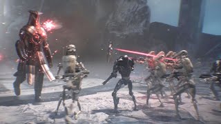 Separatist Droid Army vs Tomb Guardians  Star Wars Jedi Fallen Order NPC Wars [upl. by Lenz358]