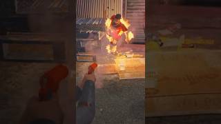 GTA Online I beat the mission by setting Dax on fire gta gaming gamer [upl. by Sivatco832]