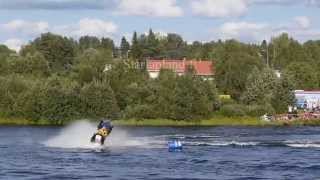 Watercross snowmobile accidents 2014 [upl. by Erastes]