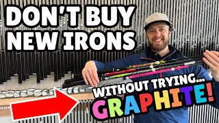 We will all be using GRAPHITE iron shafts soon golfshafts customfitting [upl. by Berty]