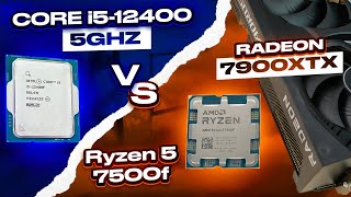 I Overclocked Core i512400 to 5 Ghz to See If It Can Beat Ryzen 5 7500F [upl. by Dash855]