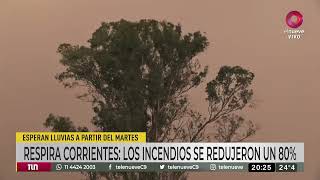 Ya apagaron el 80 de los incendios en Corrientes [upl. by Letniuq]