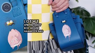 Loewe x Studio Ghibli  Spirited Away  Boh Mouse Mini Hammock Bag Details what fits amp tryon [upl. by Aropizt]