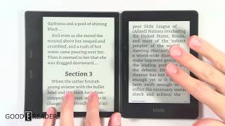 Amazon Kindle Oasis 2017 vs Kindle Voyage  Comparison [upl. by Eeneg934]