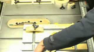 WOOD Magazines Universal Tablesaw Jig how to use 3 of 3 [upl. by Ydnik]