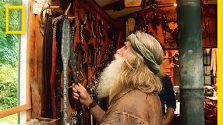 A Visit to the Leather Maker  The Legend of Mick Dodge [upl. by Eniledgam]