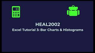 Tutorial 3 Bar Charts and Histograms [upl. by Assillem]