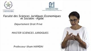 Master Sciences Juridiques dep droit privé FSJESAgdal [upl. by Hermine]