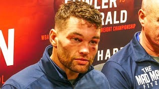 Scott Fitzgerald POST FIGHT PRESS CONFERENCE vs Anthony Fowler  Matchroom Boxing [upl. by Barri]