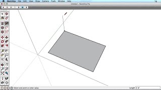 SketchUp Training Series Line tool [upl. by Dnomed]