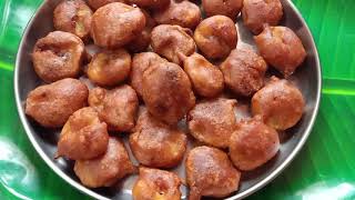 Kutty Nenthiram Pala Bajji In Tamil\Nenthiram Banana Recipes In Tamil\Evening Snacks Recipe In Tamil [upl. by Aerdno600]