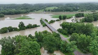 Flooding on the Winooski River in Essex Vermont [upl. by Katzir]