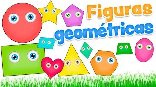 FIGURAS GEOMÉTRICAS para niños  Video infantil de las formas en español [upl. by Paviour203]