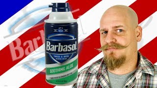 Barbasol Shaving Cream  Soothing Aloe [upl. by Asiluj771]