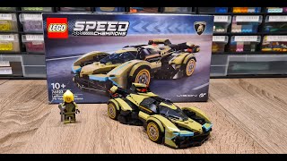 Lego 76923 Lamborghini Lambo V12 Vision Gran Turismo Build Bag 2 [upl. by Annoerb585]