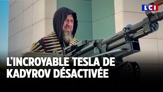 Le dirigeant tchétchène Ramzan Kadyrov accuse Elon Musk davoir désactivé à distance son Cybertruck [upl. by Verdie727]