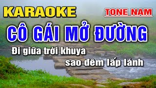 Karaoke Cô Gái Mở Đường Tone Nam Chacha I Karaoke 2024 Nhạc Đỏ I Karaoke Lâm Hiền [upl. by Sikram]