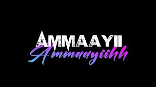 Ammayi Ammaayi Song black screen lyrics Animal movie songstetuswhatsapp statusediting [upl. by Michele51]