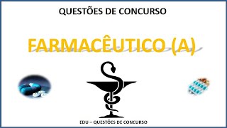 SIMULADO FARMACÊUTICO A 10 QUESTÕES DE CONCURSO PÚBLICO [upl. by Aihcropal]