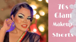 70s Indian Glam Makeup Tutorial ☺️💄💋 [upl. by Ive]