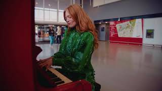 Freya Ridings  Sense by tomodell Live from Stratford Station 🚊 [upl. by Adnaloj839]