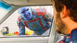 Nebula Cant Open The Car Door Scene  GUARDIANS OF THE GALAXY 3 2023 Movie CLIP 4K [upl. by Haiasi]