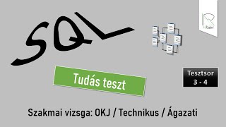 SQL tudás teszt 34 magyarázattal SQL [upl. by Sibie]