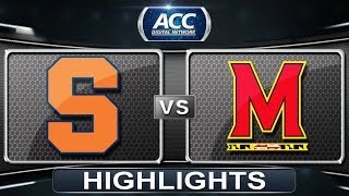 Syracuse vs Maryland  2014 ACC Womens Lacrosse Championship Highlights [upl. by Notxam]