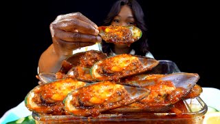 GREEN LIPPED MUSSEL MUKBANG  SMACKALICIOUS SAUCE  SEAFOOD BOIL MUKBANG  ASMR EATING [upl. by Charmain132]