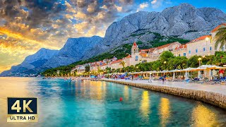 Makarska Riviera Croatia 🇭🇷 4K Bike and Walking Tour 2022 [upl. by Culliton]