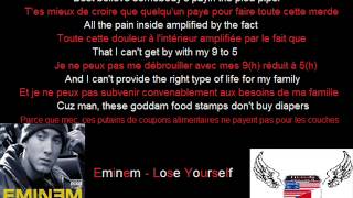 Eminem Lose Yourself Paroles anglais et traduction francaise [upl. by Frederic]