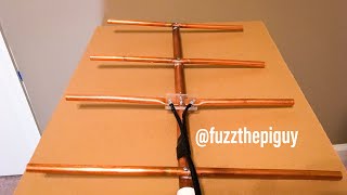 Four Element Yagi Antenna For Ham Radio 70cm Band [upl. by Ybocaj765]