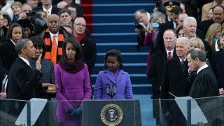 Barack Obama Takes Oath of Office  Barack Obamas Second Inauguration [upl. by Sidwell]