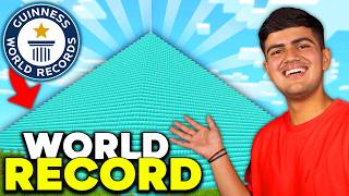 I BROKE THE WORLD RECORD For MOST DIAMONDS in Minecraft [upl. by Cindelyn]